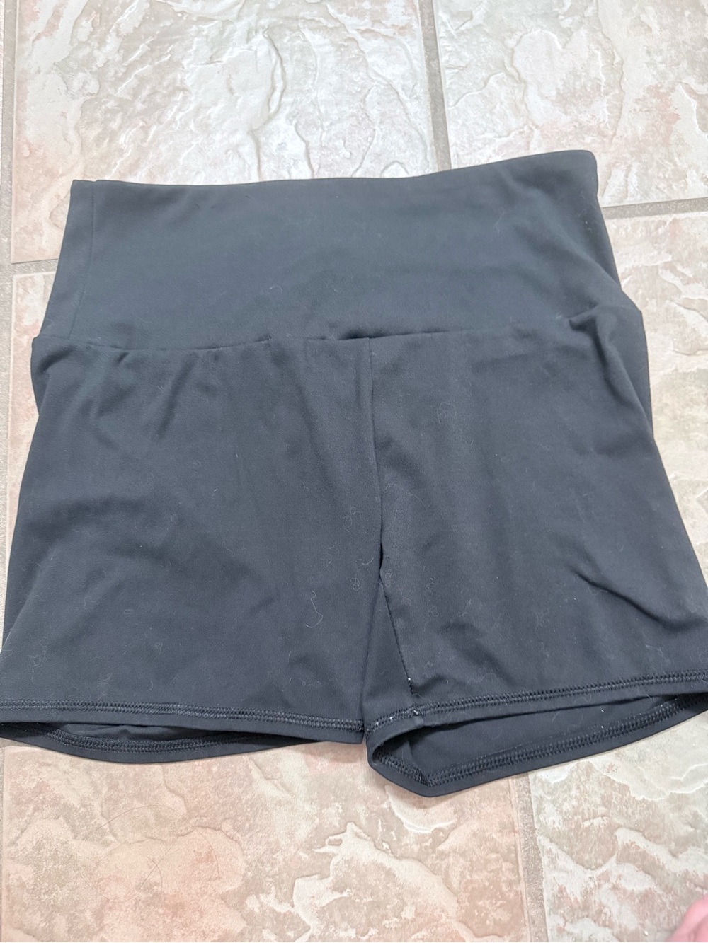 RBX Black High-Rise Bike Shorts